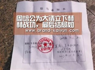 周培公为大清立下赫赫战功,最后结局如何?|KY(图4) 开元棋牌官方下载